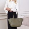 Vegan Leather Tote and Satchel Set